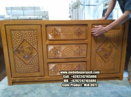 Bufet Minimalis Jati Jepara