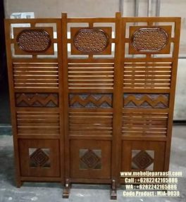Penyekat Ruangan Minimalis Jati - Mebel Jepara Asli