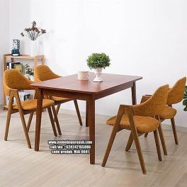 Kursi Meja Cafe Modern Kayu Jati