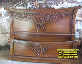 Dipan Ukir Jati Model Adelia - MJA-0095 - mebel jepara asli
