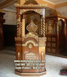 Mimbar Podium Kaligrafi-MJA-0234-Mebel Jepara Asli