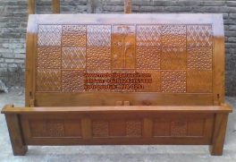 Dipan Minimalis Ukir Jati