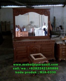 Bufet Cermin Jati Terbaru