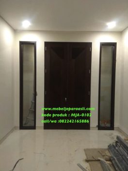 Pintu Jati Minimalis