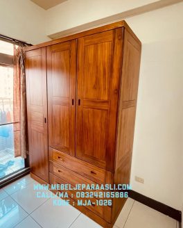 lemari pakaian minimalis jati model laci, lemari pakaian Minimalis laci, lemari pakaian minimalis model laci, lemari pakaian minimalis 3 pintu, lemari pakaian jati minimalis 3 pintu, mebel Jepara asli, lemari pakaian minimalis mewah