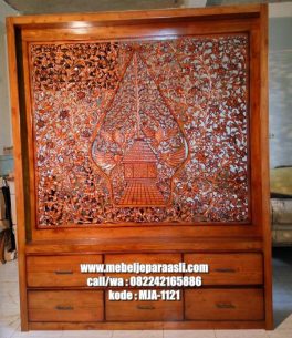 penyekat ruangan ukiran mewah
