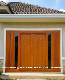 Pintu Utama Rumah Mewah Minimalis Jepara